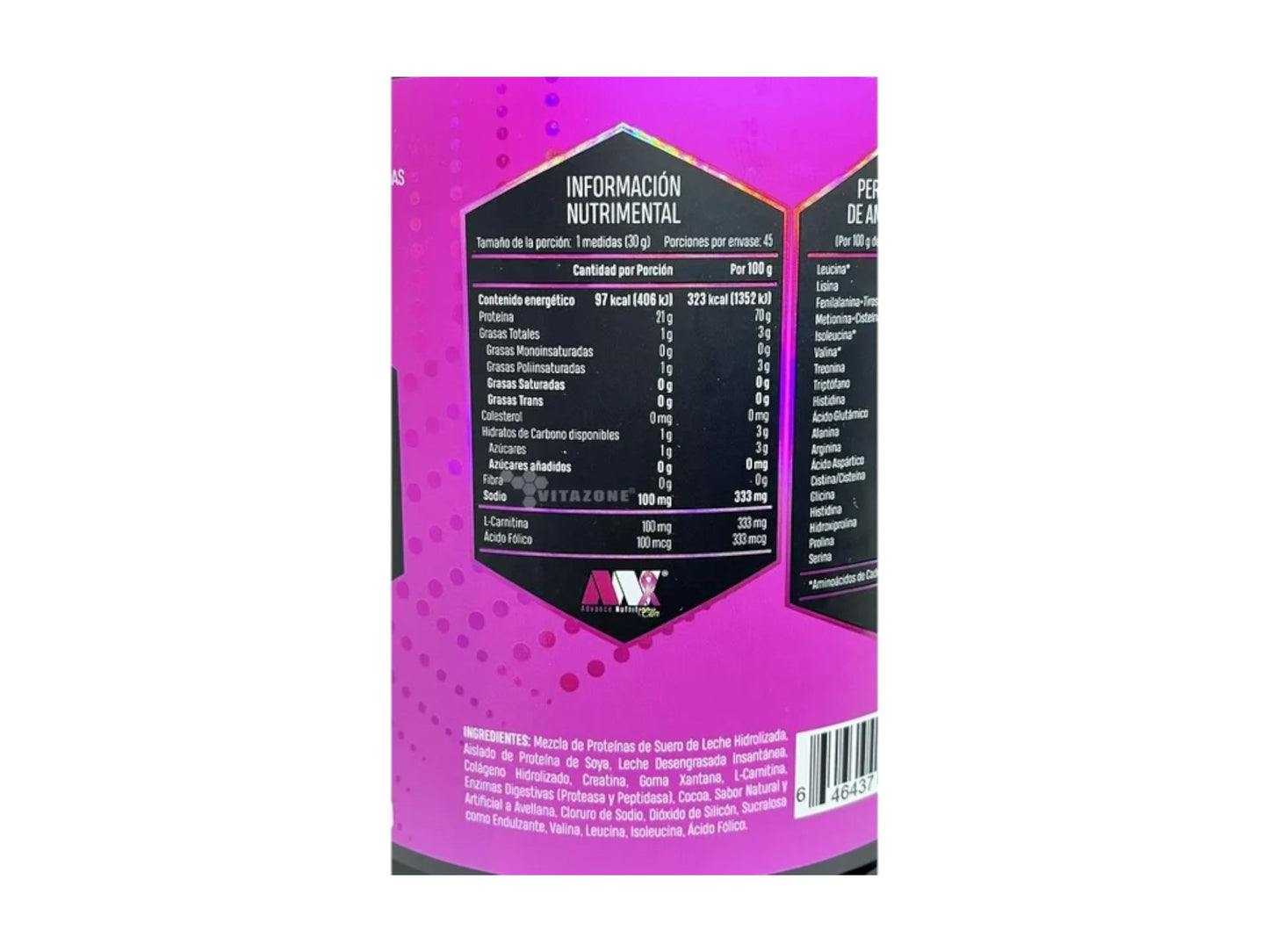 ADVANCE LABS NUTRITION  WHEY PROTEIN ELLA 3LB