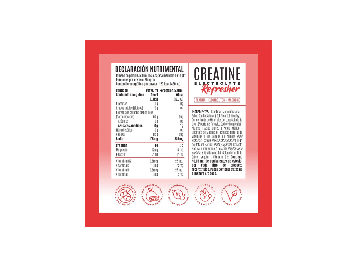 BIRDMAN CREATINE ELECTROLYTE REFRESHER 30SERV