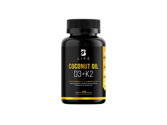 BLIFE COCONUT OIL D3 + K2 500MG 300CAP