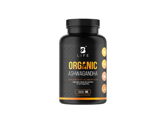 BLIFE ORGANIC ASHWAGANDHA 500MG 180CAP