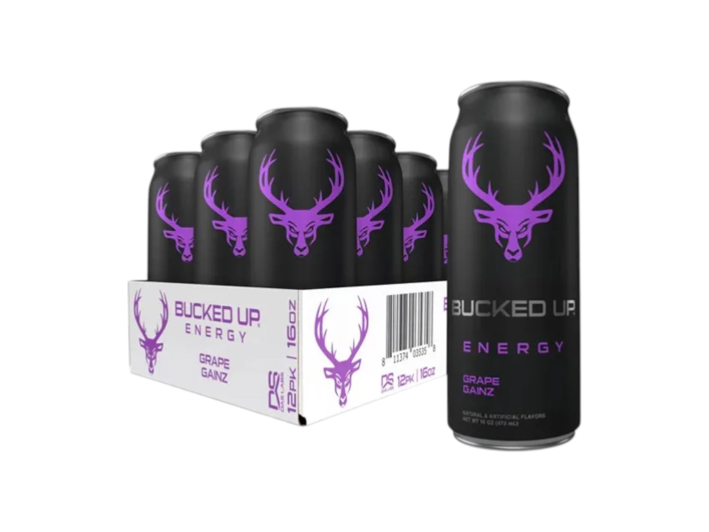 BUCKED UP ENERGY DRINK 16OZ 12PACK