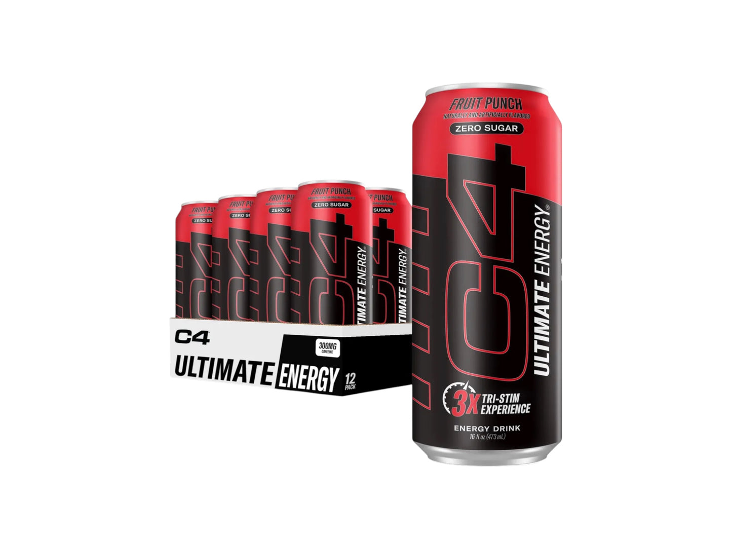 CELLUCOR C4 ULTIMATE ENERGY DRINK 16OZ 12PACK