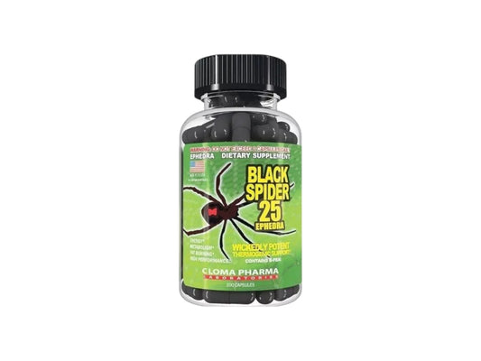 CLOMA PHARMA BLACK SPIDER 25 EPHEDRA 100CAP