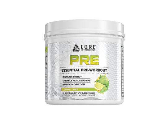 CORE NUTRITIONAL PRE ESSENTIAL PRE-WORKOUT 30SERV