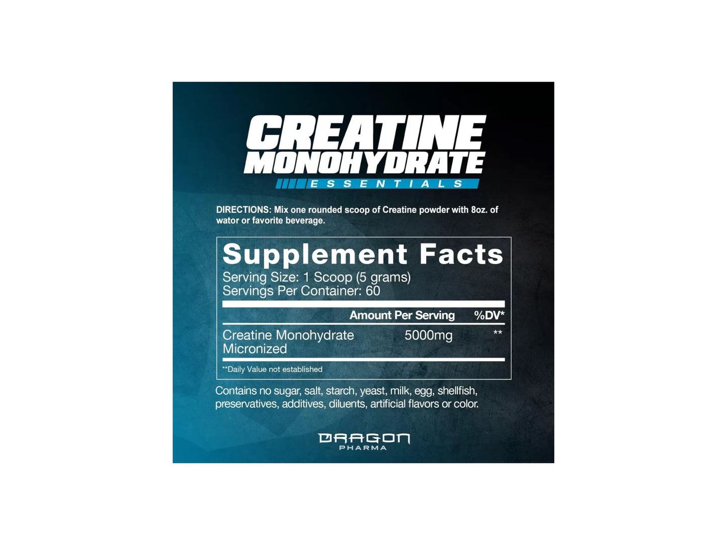 DRAGON PHARMA CREATINE MONOHYDRATE