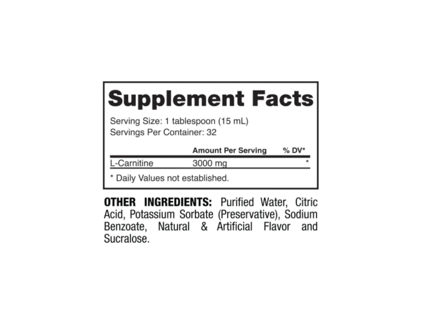 DRAGON PHARMA L-CARNITINE 32SERV