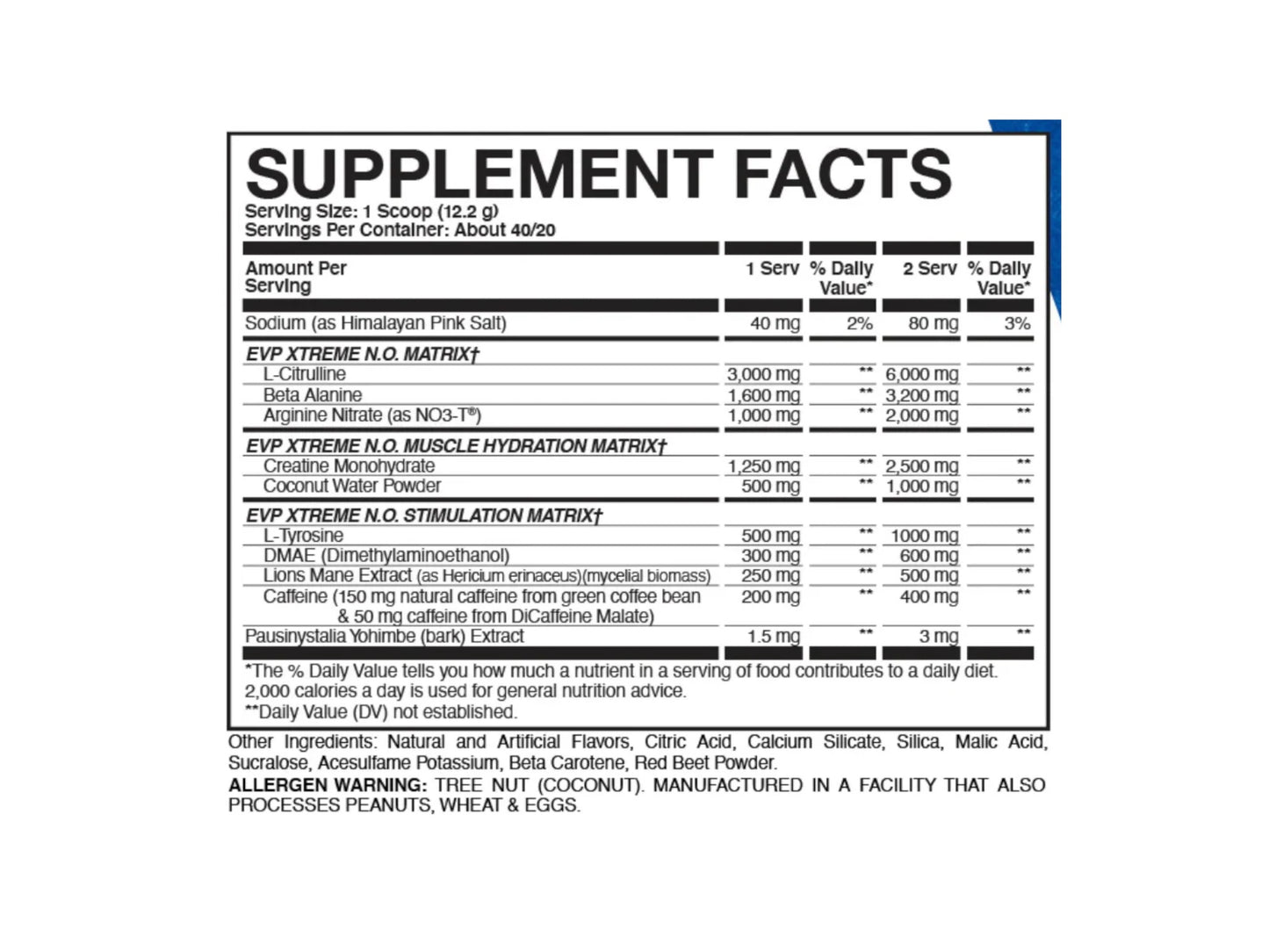 EVOGEN EVP XTREME N.O. 1.13LB