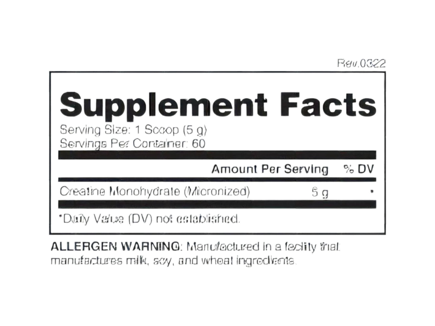 EVOGEN CREATINE MONOHYDRATE 300GR