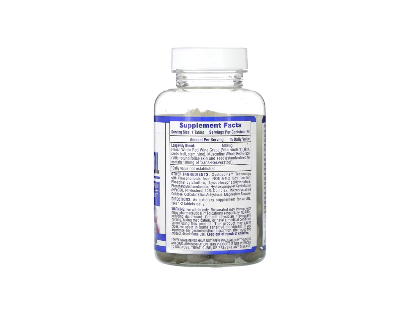 HI-TECH PHARMA RESVERATROL 500MG 90TAB