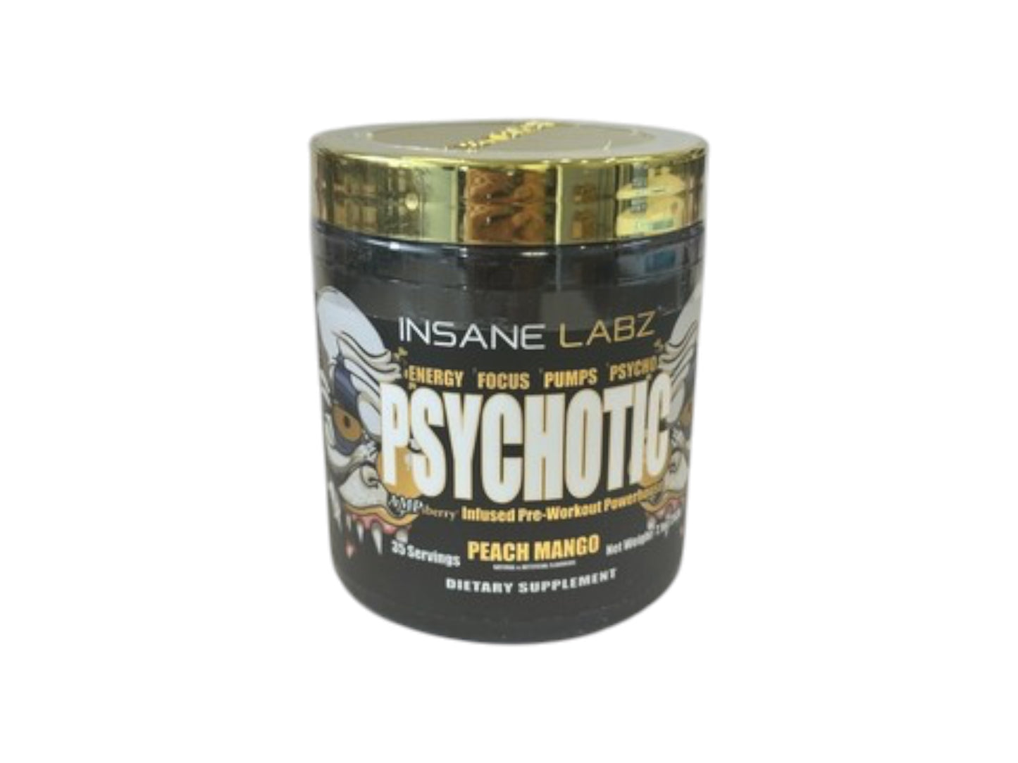 INSANE LABZ PREWORKOUT PSYCHOTIC GOLD  35SERV