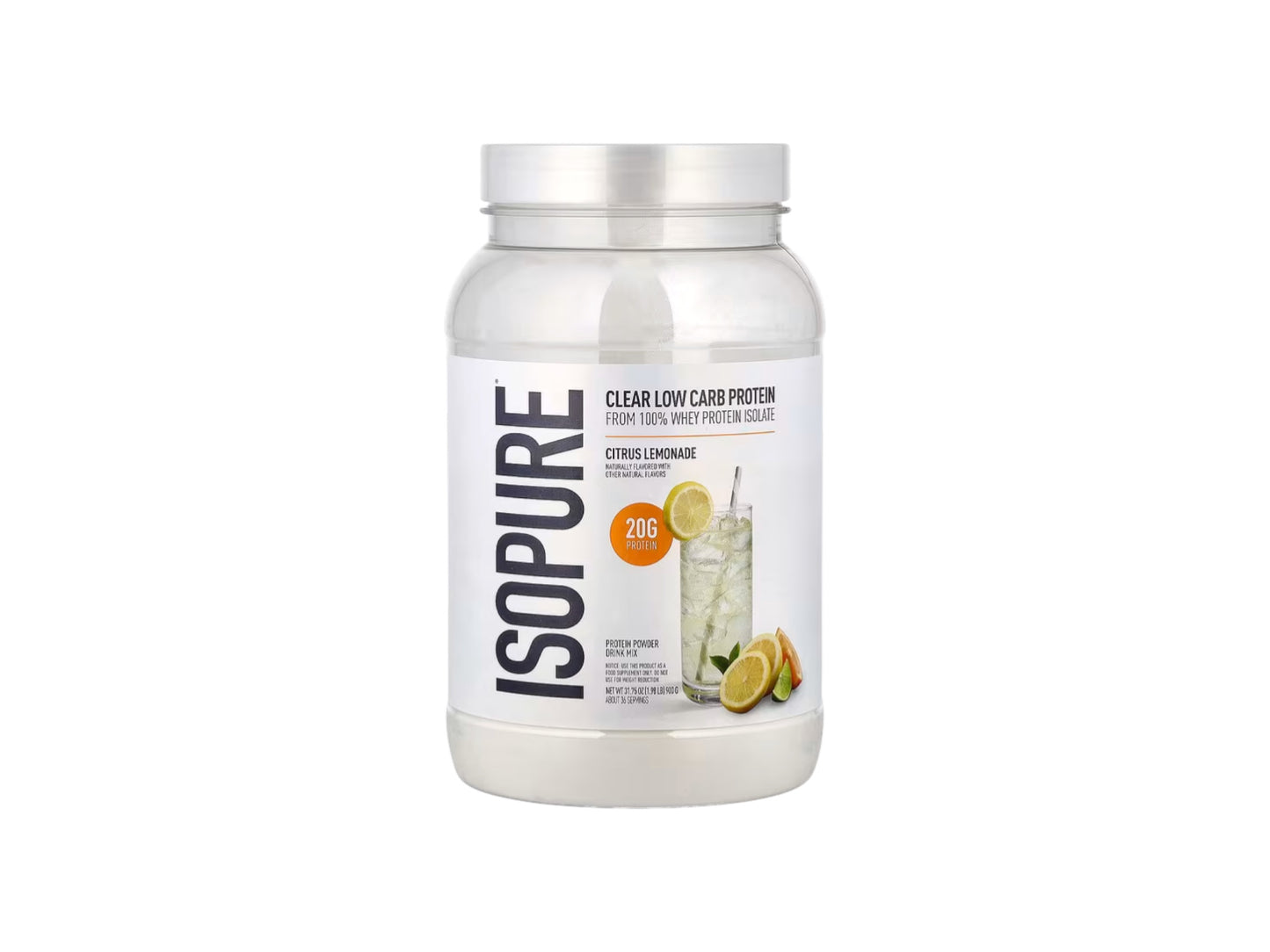 NATURES BEST ISOPURE CLEAR LOW CARB PROTEIN 2L 36SERV