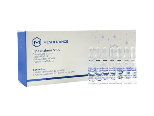 MESOFRANCE LIPOENZIMAS 5500 2ML 7AMP