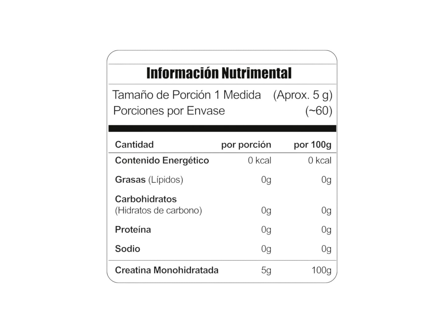 META NUTRITION 100% GERMAN CREATINE CREAPURE