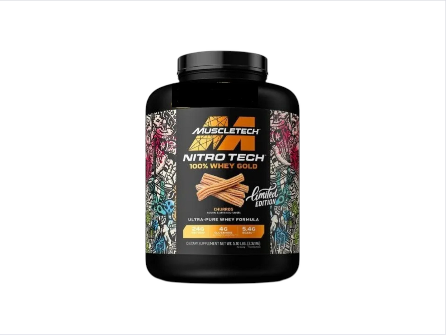 MUSCLETECH PROTEIN NITRO TECH 100% WHEY GOLD 5LB
