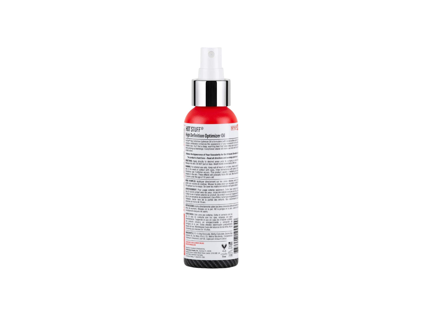 MUSCLE UP HOT STUFF HIGH DEFINITION OPTIMIZER OIL 4OZ