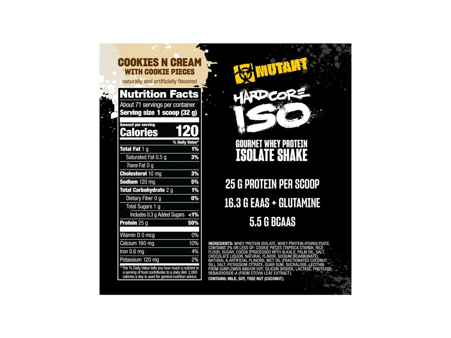MUTANT PROTEIN HARDCORE ISO 5LB