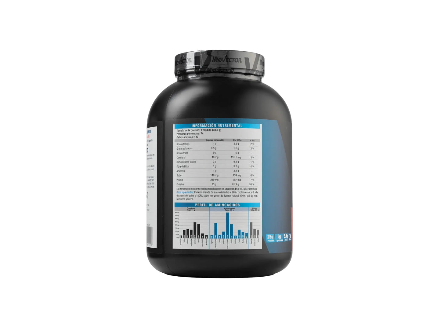 MYO-VECTOR WHEY 100% PROTEINA DE SUERO PREMIUM 5LB