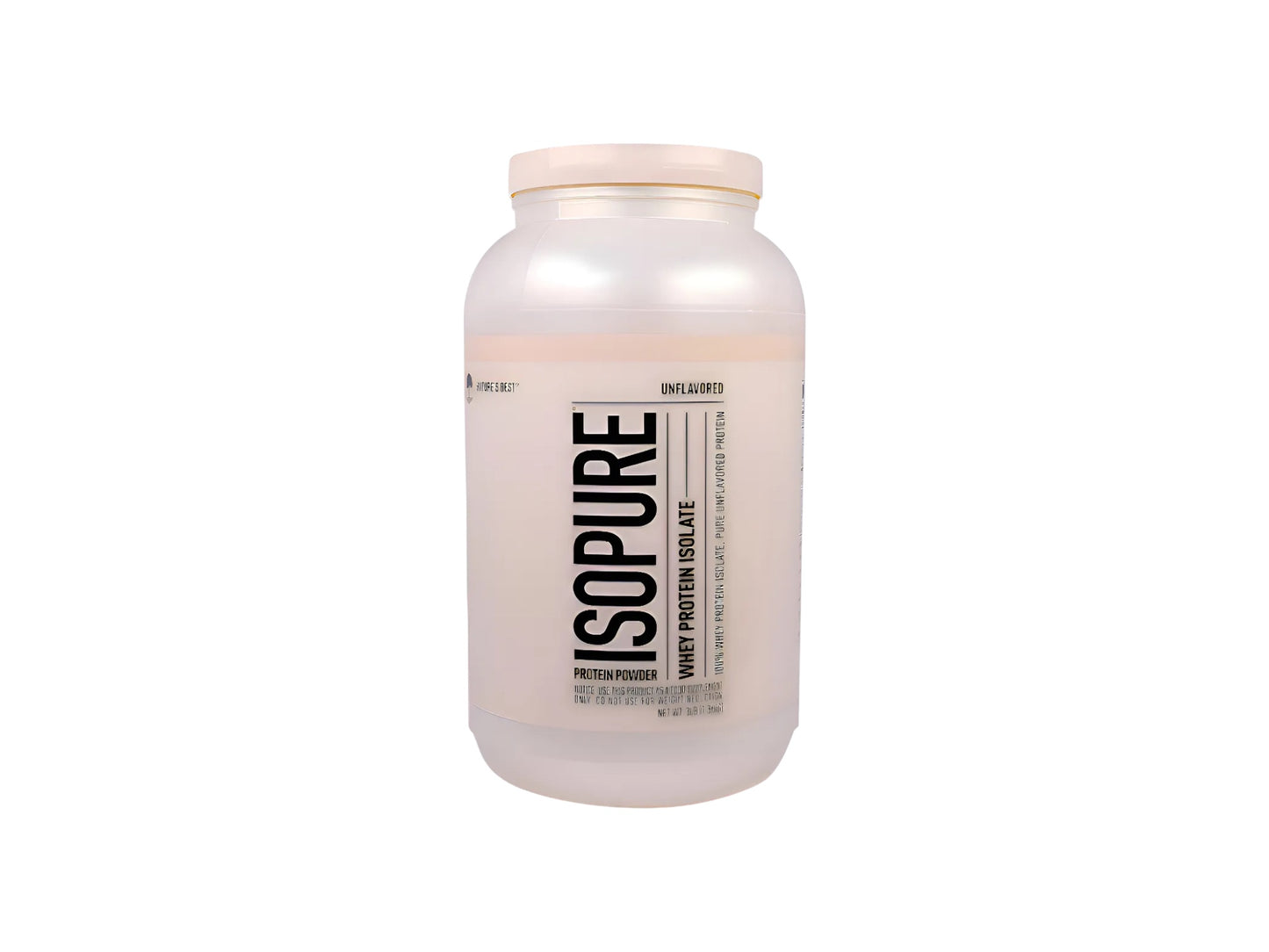 NATURES BEST ISOPURE WHEY PROTEIN ISOLATE UNFLAVORED 3LB