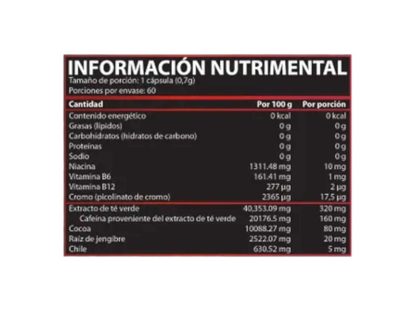 NUTREX LIPO 6 BLACK ULTRA CONCENTRATE  60CAP