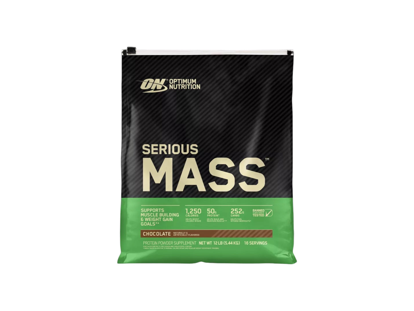 ON PROTEIN SERIOUS MASS BAG 12LB