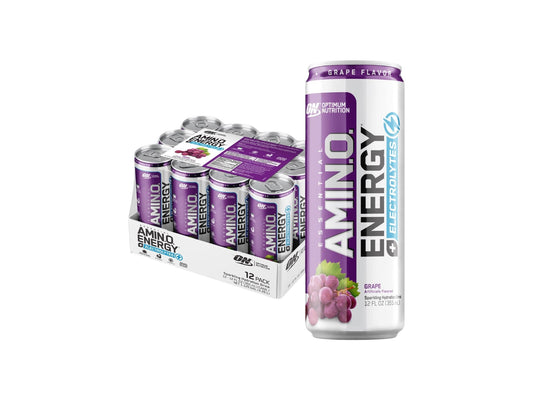 ON ESSENTIAL AMINO ENERGY CAFFEINE+ZERO SUGAR+ELECTROLYTES 355ML 12 PACK