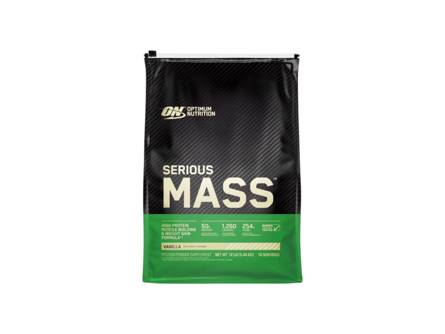 ON PROTEIN SERIOUS MASS BAG 12LB