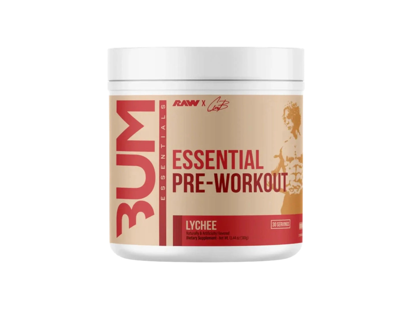 RAW CBUM ESSENTIAL PRE-WORKOUT 30SERV
