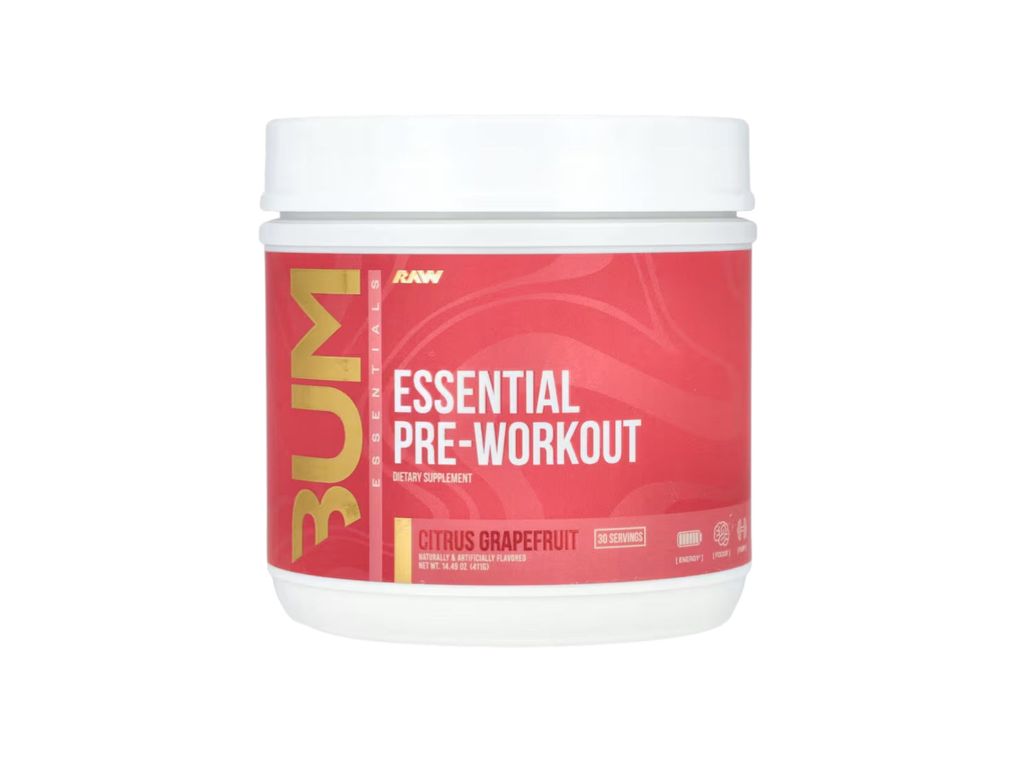 RAW CBUM ESSENTIAL PRE-WORKOUT 30SERV