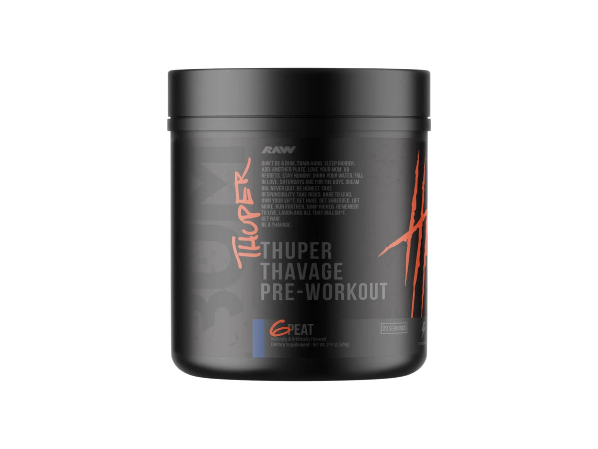 RAW CBUM THUPER THAVAGE PREWORKOUT 20SERV