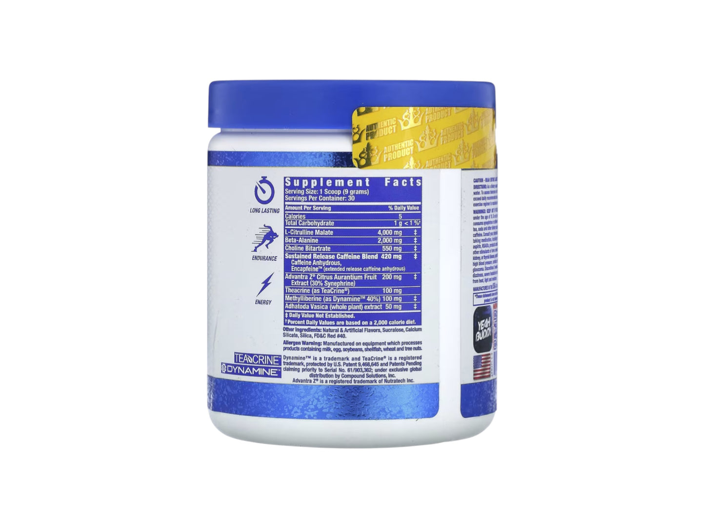 RC YEAH BUDDY PRE-WORKOUT ENERGY POWDER 30SERV