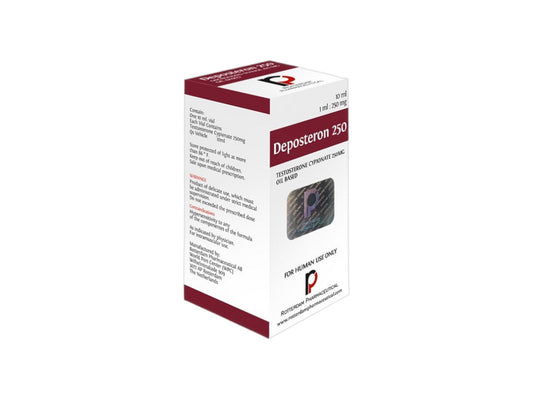 ROTTERDAM DEPOSTERON 250 TESTOSTERONE CYPRONATE OIL BASED 250MG 10ML