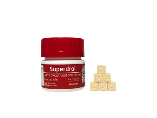 ROTTERDAM SUPERDROL METILDROSTANOLONA 25MG 50TAB