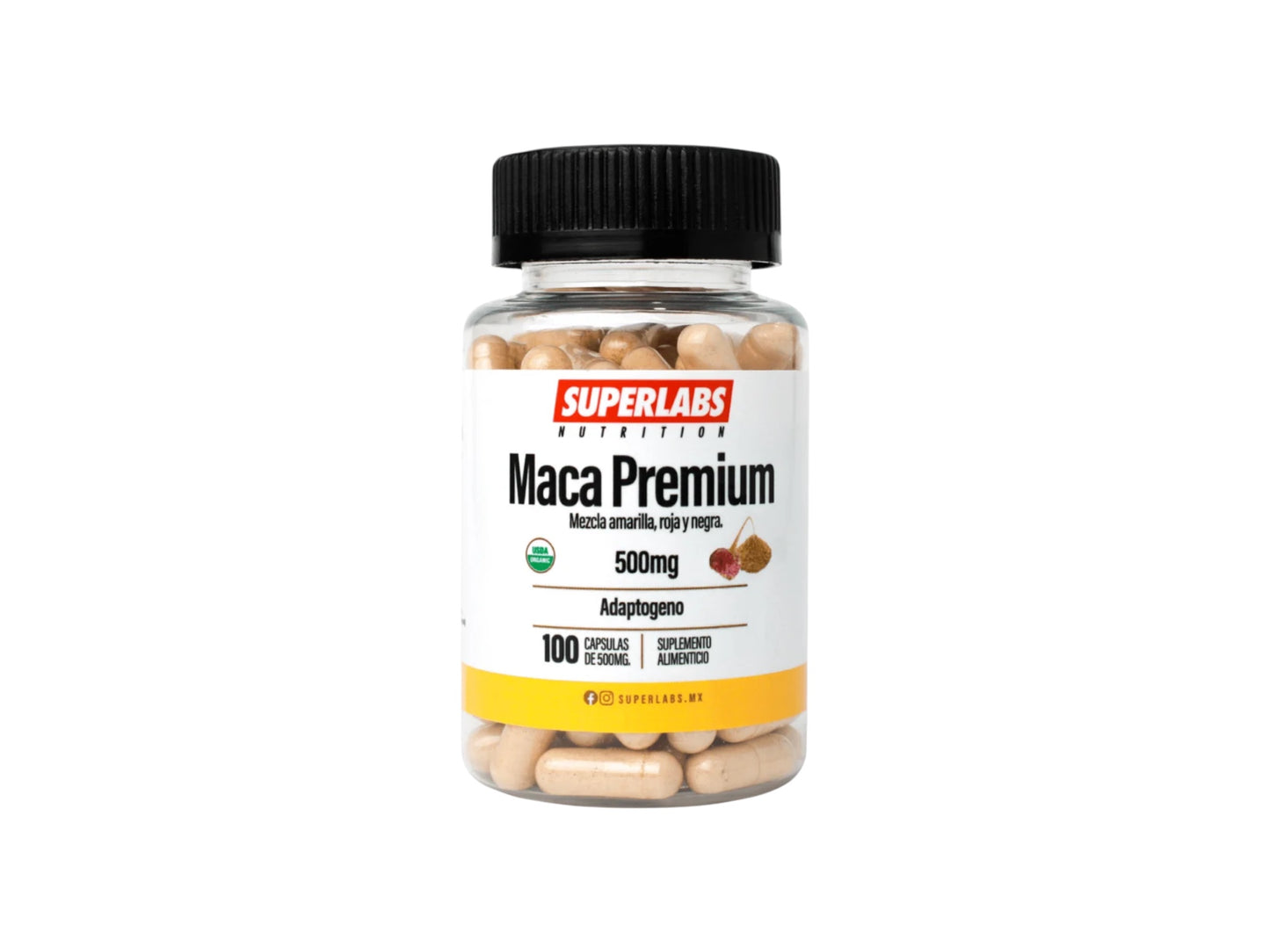 SUPERLABS MACA PREMIUM 500MG 100CAP