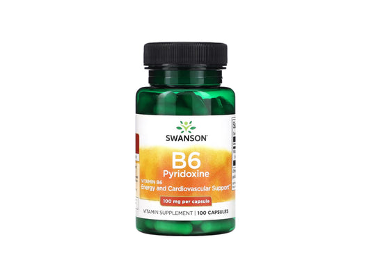 SWANSON B6 PYRIDOXINE 100MG 100CAP