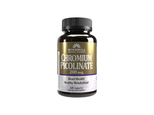 WINDMILL CHROMIUM PICOLINATE 500MG 60TAB