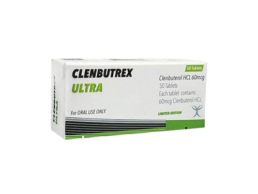 XT LABS CLENBUTREX ULTRA | CLENBUTEROL HCL 0.6MG 50TABS