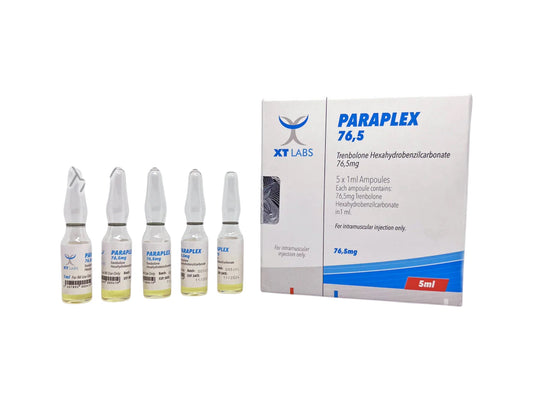 XT LABS PARAPLEX 76.5 | TRENBOLONE HEXAHYDROBENYLCARBONATE 76.5MG 1ML X 5 AMPS