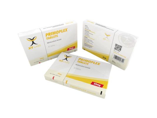 XT LABS PRIMOPLEX TABLETS | METHENOLONE ACETATE 25MG 30TAB